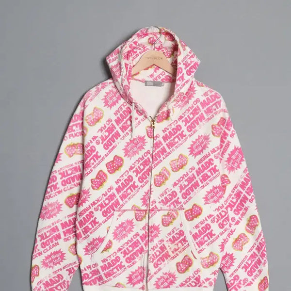 [BUNJANG] MAD HECTIC Graphic Sweat Zip Hoodie / MAD HECTIC Graphic Sweat Zip Hoodie