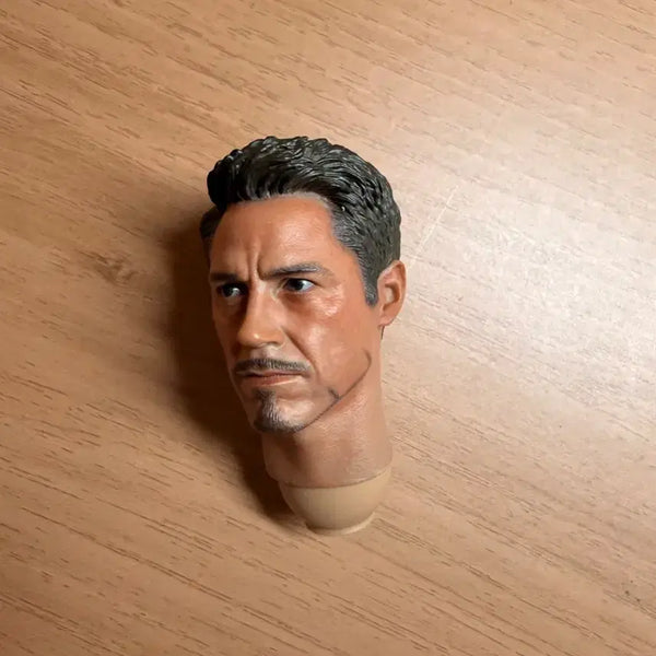 [BUNJANG] 1/6 Scale Tony Stark Head Custom Figure Part / 1/6 토니헤드 판매합니다
