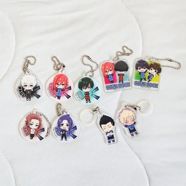 [BUNJANG] Blue Lock Acrylic Keyring Megurushi Bundle Set / 블루록 아크릴키링 메지루시 일괄