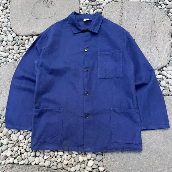 [BUNJANG] 70s Italian Brushed Hairy Cotton Work Jacket / 70s ITALIAN BRUSHED HAIRY 70s 헤어리코튼워크자켓