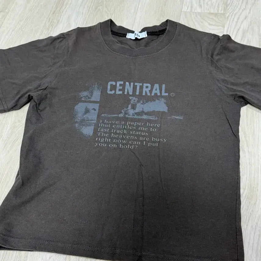 [BUNJANG] Raglan Charcoal Cropped T-Shirt for Petite Women / 나그랑 차콜 크롭티