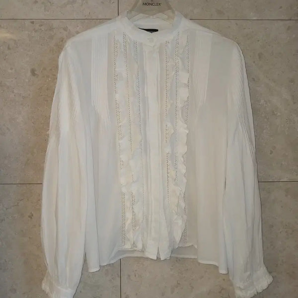 [BUNJANG] Isabel Marant Ruffle Lace Blouse / 이자벨마랑 블라우스 (초특가)~반짝특가할인