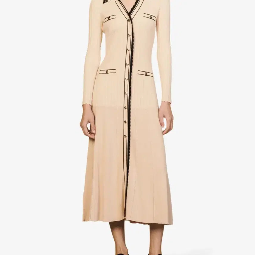 [BUNJANG] Sandro Knit Long Dress / 산드로 니트 롱 원피스 (60만원대 구입) 샤넬 마쥬 타임 마인