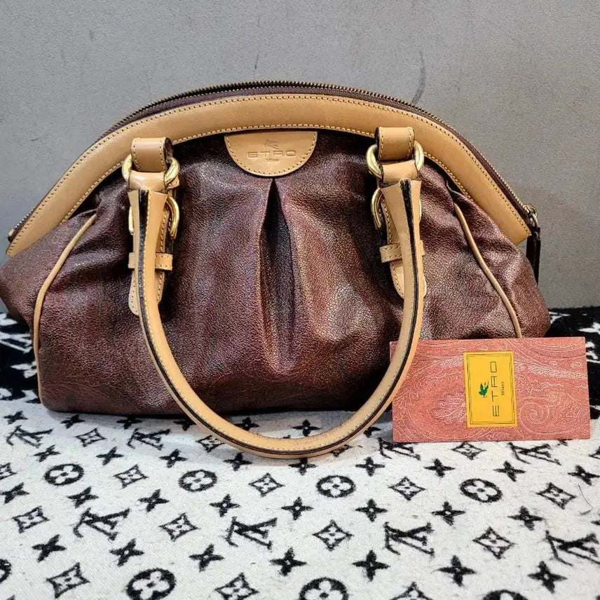[BUNJANG] Etro Paisley Leather Tote Bag / 정품 에트로 페이즐리 여성 토트백