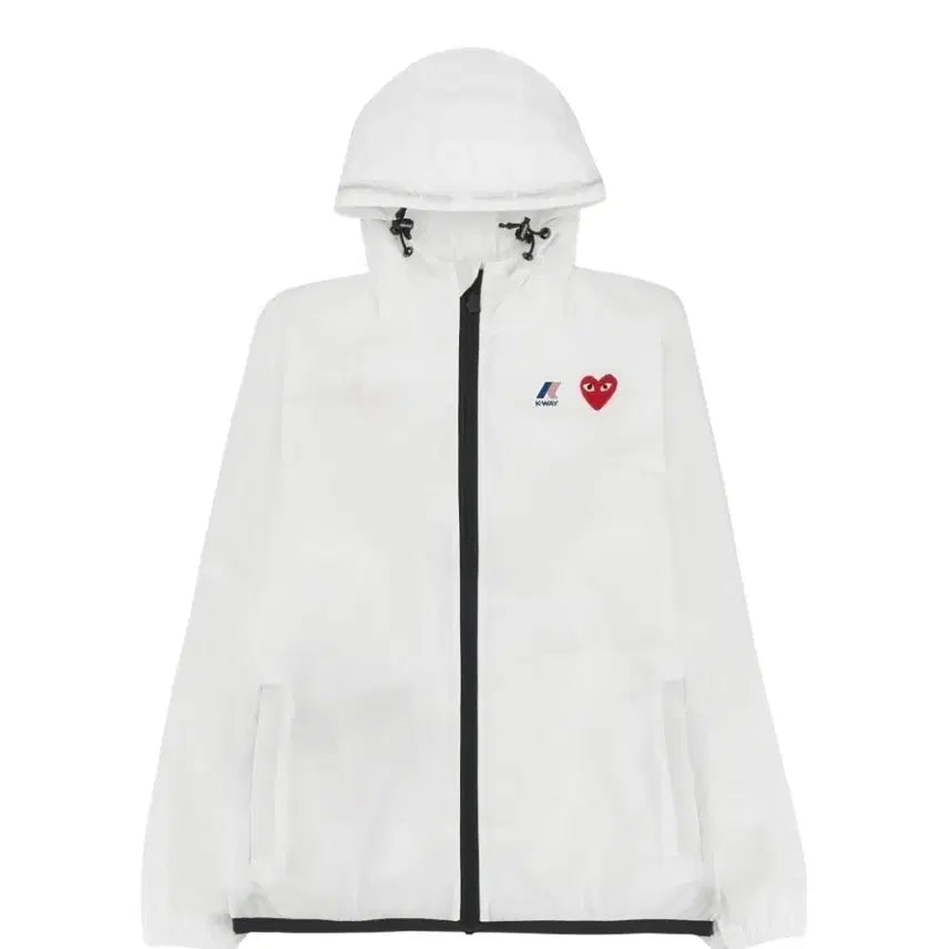 [BUNJANG] Kway Comme des Garçons Wappen Windbreaker White XL / 새상품) 까웨 꼼데 와펜 바람막이