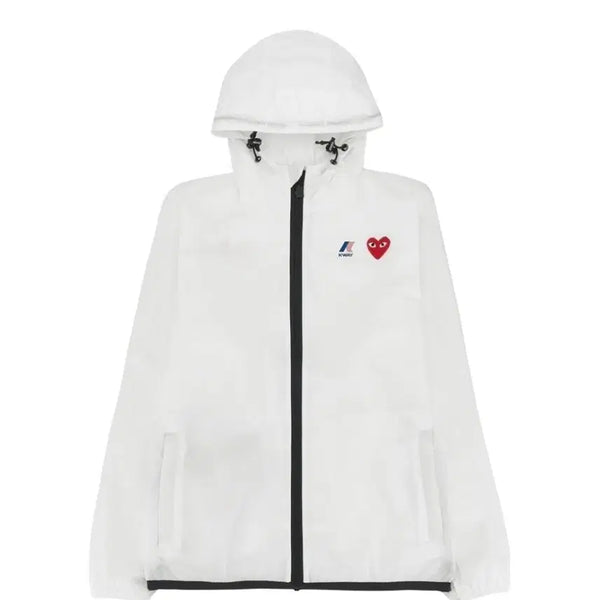 [BUNJANG] Kway Comme des Garçons Wappen Windbreaker White XL / 새상품) 까웨 꼼데 와펜 바람막이