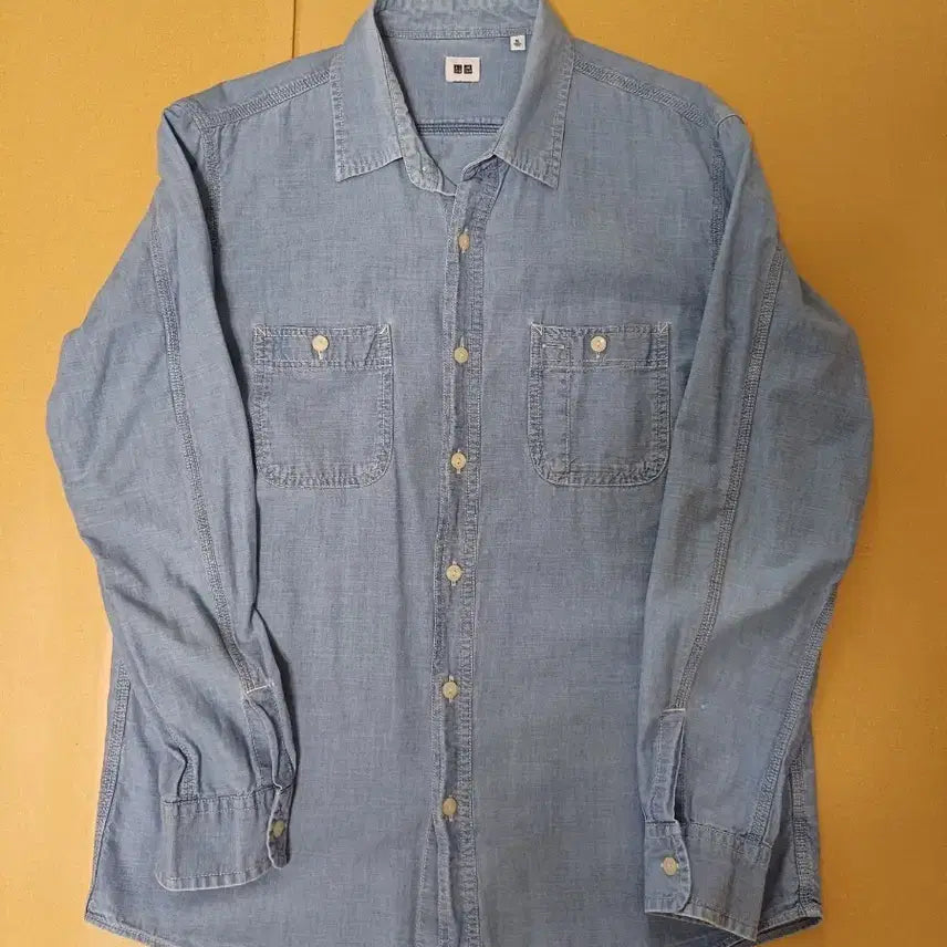 [BUNJANG] Uniqlo Chambray Workshirt / 유니클로 샴브레이 워크셔츠 rrl