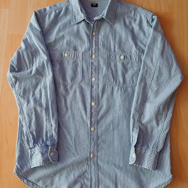 [BUNJANG] Uniqlo Striped Workshirt / 유니클로 스트라이프 워크셔츠 rrl