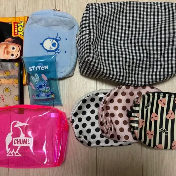 [BUNJANG] Character Pouch Bundle Set / 파우치   일괄