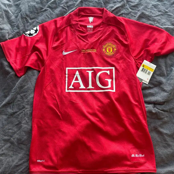 [BUNJANG] Manchester United 2007-2008 Champions League Winning MDT Jersey - Unmarked / [S] 07-08 맨체스터 유나이티드 챔스 우승 MDT 유니폼 노마킹