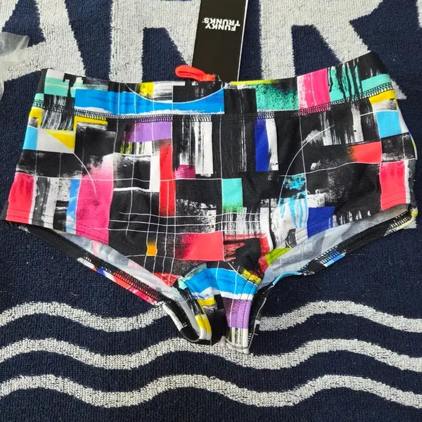 [BUNJANG] Funkytruks Boy8 Test Signal Short Boxers / 구펑 펑키트렁크 보이8 Test Signal 숏사각