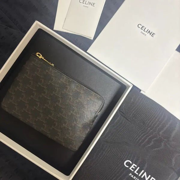 [BUNJANG] Celine Triomphe Pouch Card Coin Purse / 셀린느 카드 코인펄스 지갑 트리오페 파우치
