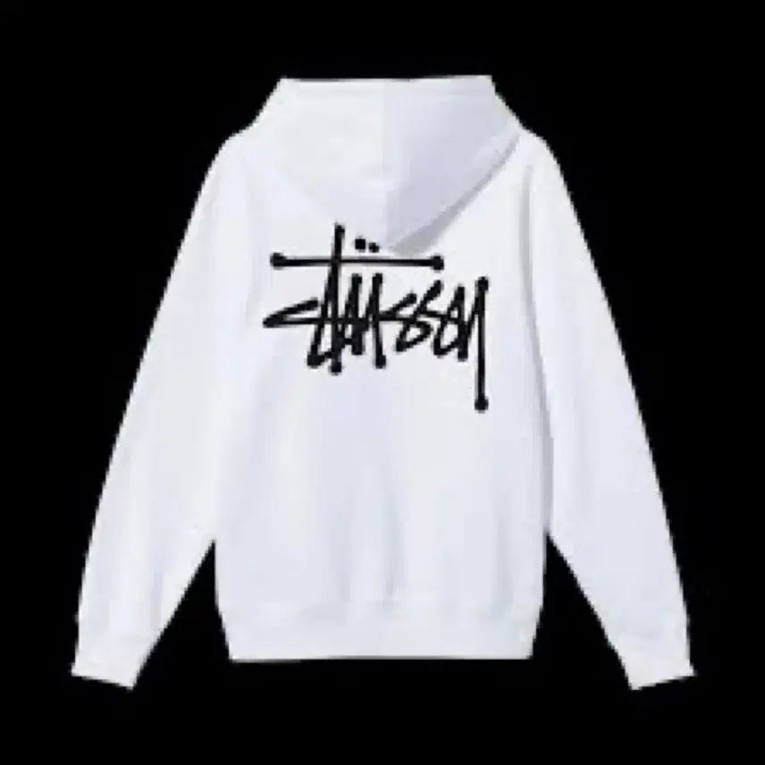 [BUNJANG] Stussy Basic Hoodie White / 스투스 후드티 베이직 화이트