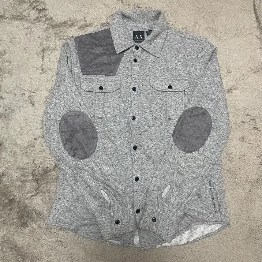 [BUNJANG] Armani Exchange Elbow Patch Shirt / 아르마니 익스체인지 엘보패치 셔츠