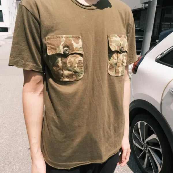 [BUNJANG] Comme des Garçons Homme Plus Camouflage Pocket T-Shirt / 꼼데가르송 옴므 플러스 카모플라쥬 티셔츠