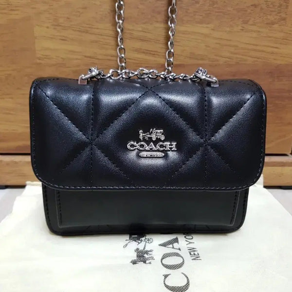 [BUNJANG] Coach Diamond Quilting Crossbody Bag / (새상품)코치 다이아퀼팅 크로스백