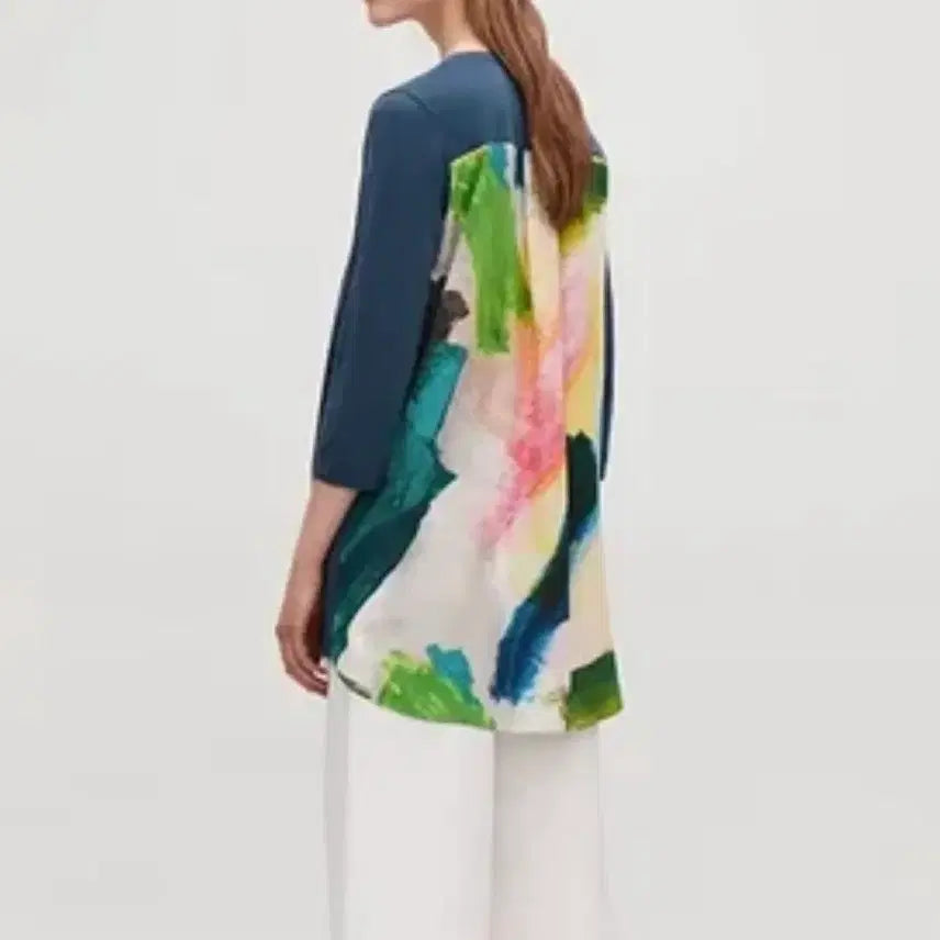 [BUNJANG] COS Cotton Silk Tunic Top / 코스 코튼 실크 튜닉 탑