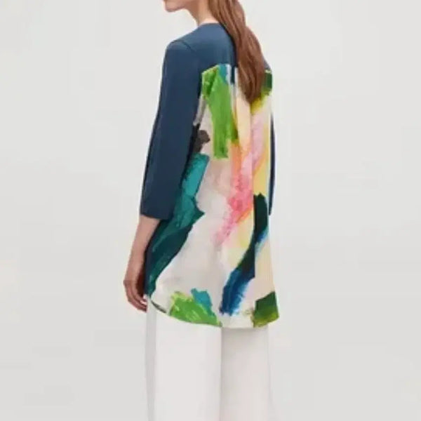 [BUNJANG] COS Cotton Silk Tunic Top / 코스 코튼 실크 튜닉 탑