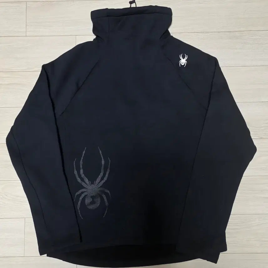[BUNJANG] Spyder Black Turtleneck Pullover Sweater / 스파이더 블랙 터틀넥 풀오버