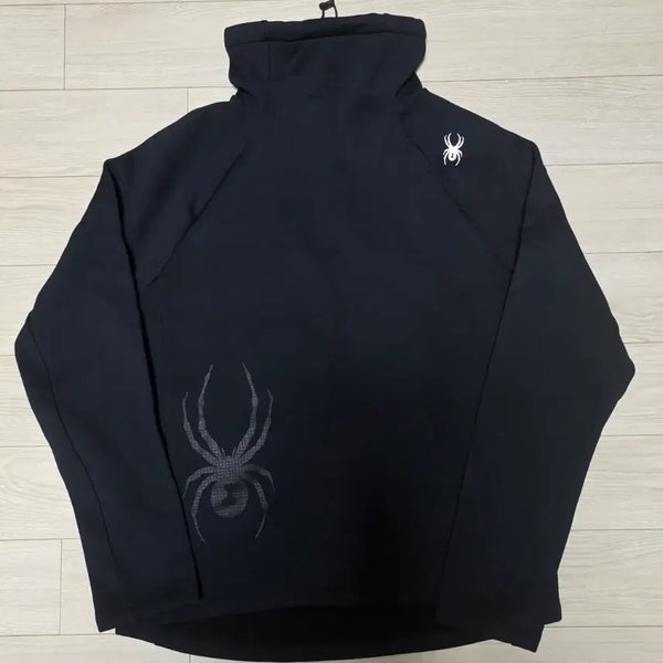 [BUNJANG] Spyder Black Turtleneck Pullover Sweater / 스파이더 블랙 터틀넥 풀오버