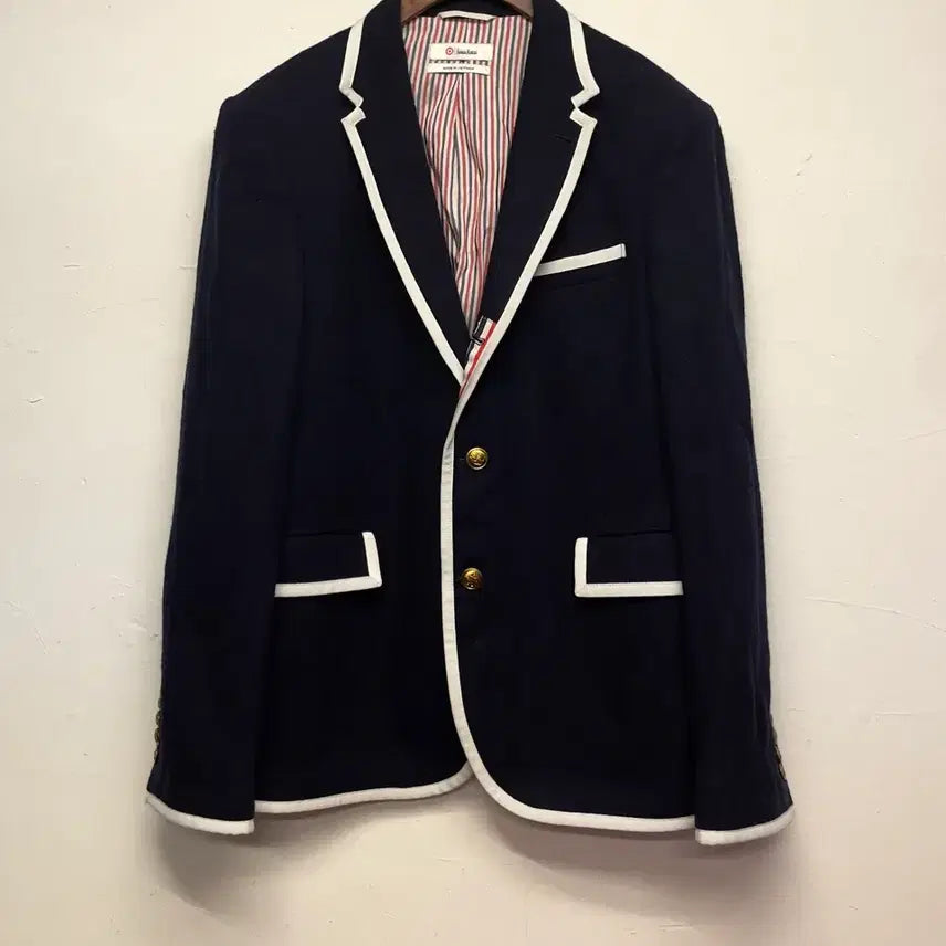 [BUNJANG] Thom Browne x Neiman Marcus Navy Blazer Jacket (M) / 톰 브라운 X 니만마르커스 네이비 블레이져 자켓
