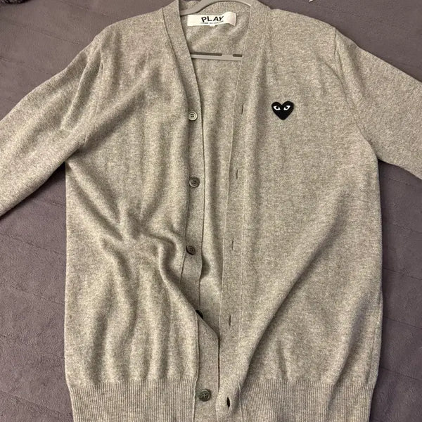[BUNJANG] Comme des Garçons Cardigan Grey L / 꼼데 가르송 가디건 그레이색상 판매합니다.
