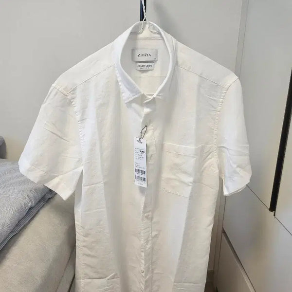 [BUNJANG] Ziozia White Short Sleeve Shirt (Size 95) - Set of 6 / 지오지아 와이셔츠95 팝니다 6장