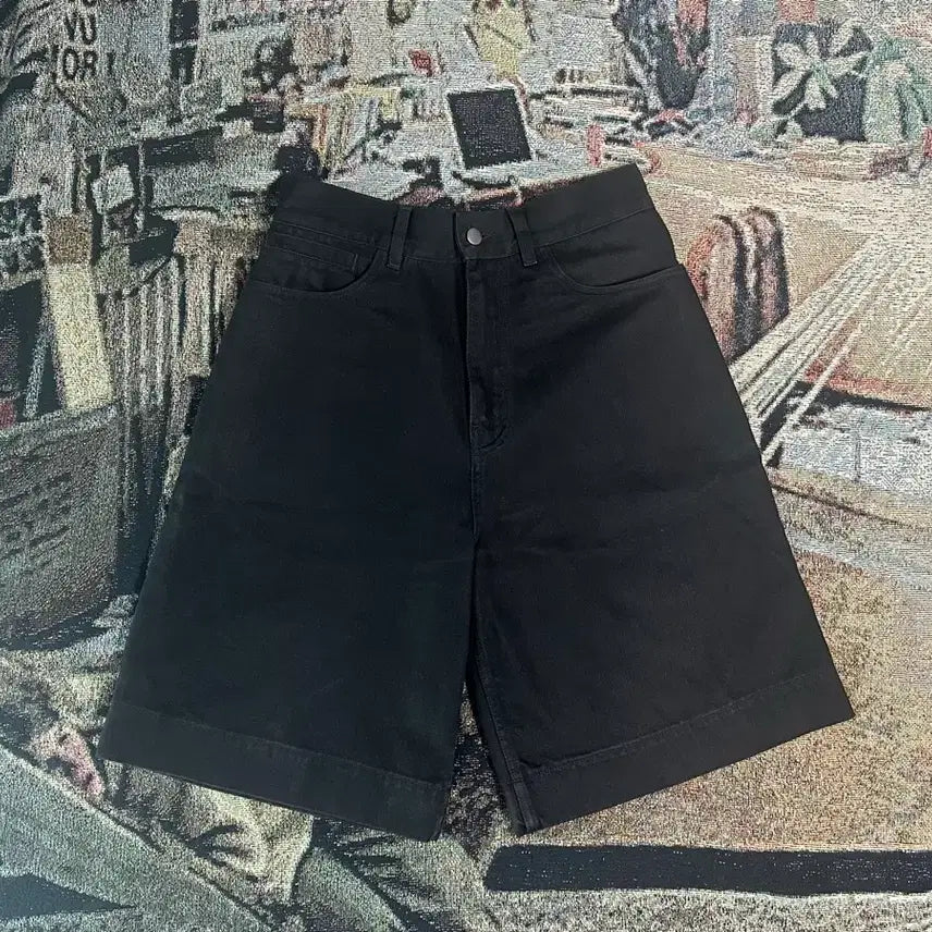 [BUNJANG] Studio Nicholson Black Denim Shorts / 스튜디오 니콜슨 데님 쇼츠