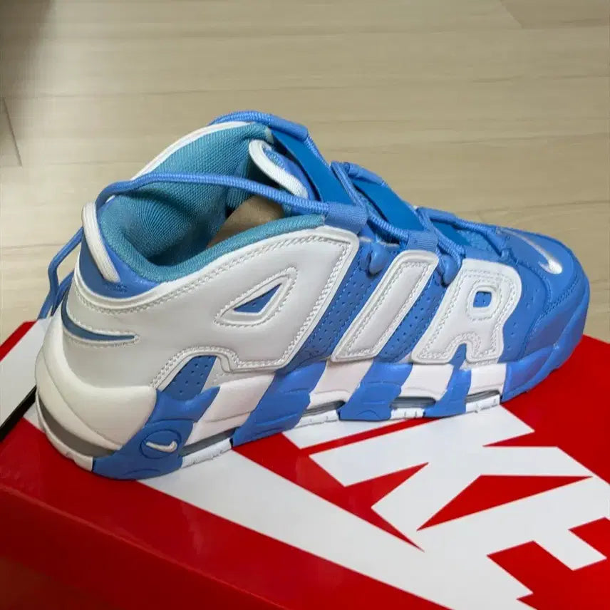 [BUNJANG] Nike Air More Uptempo University Blue Sneakers / 나이키 모어 업템포 유니버시티 블루 @