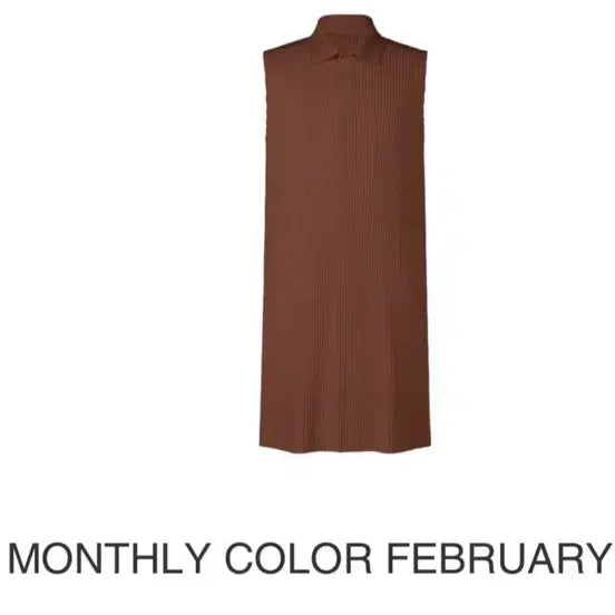 [BUNJANG] Homme Plissé Issey Miyake February Monthly Sleeveless Long Collar T-shirt Size 3 / 옴므플리세 25년 2월 먼슬리 민소매 롱 카라티