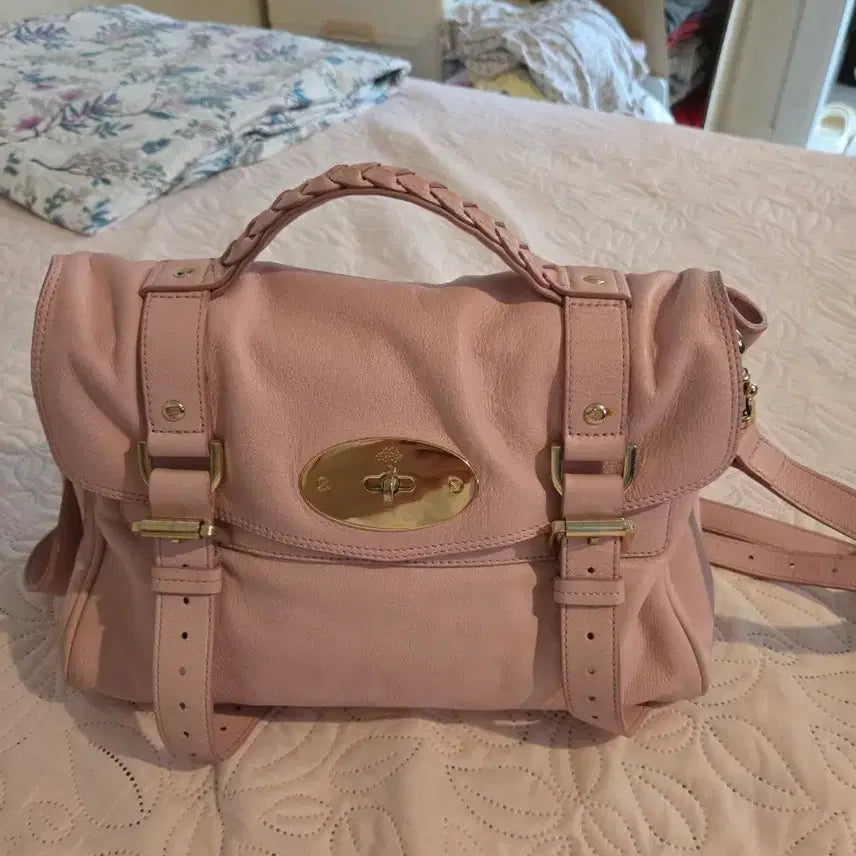 [BUNJANG] Mulberry Bayswater Bag Pink Leather / 멀버리 베이즐리 백 핑크