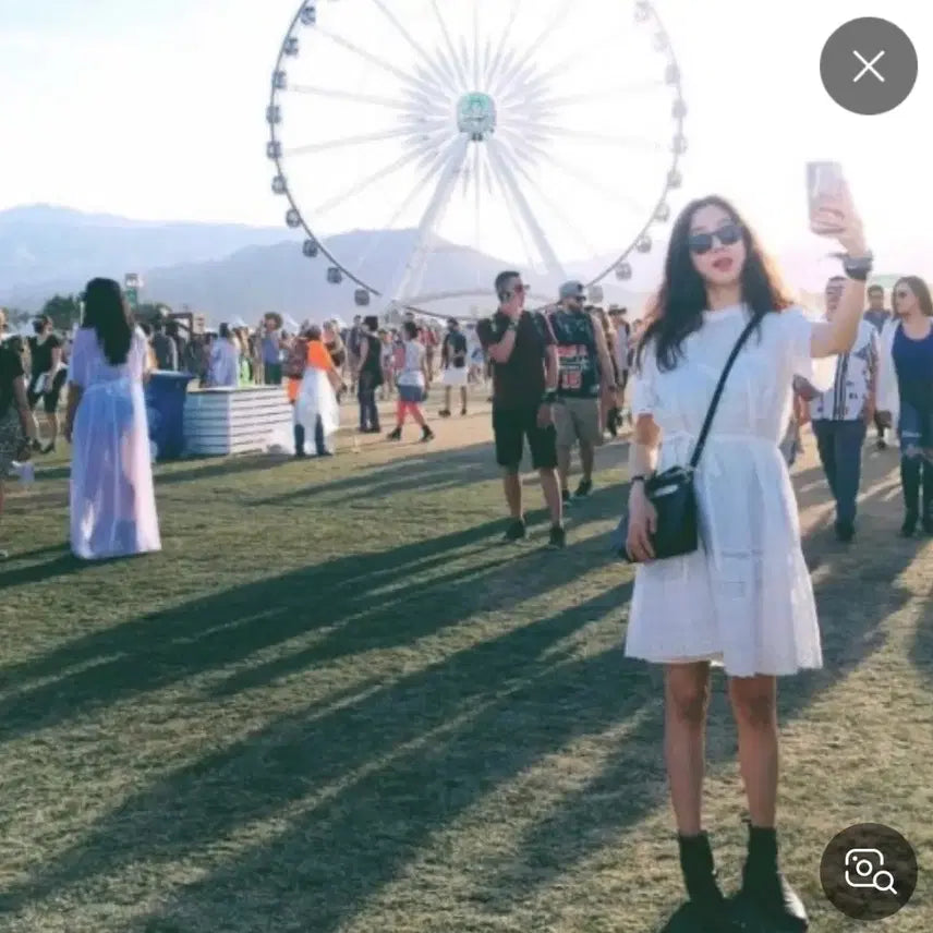 [BUNJANG] Club Monaco White Mini Dress - Size S / 클럽모나코 정려원 원피스