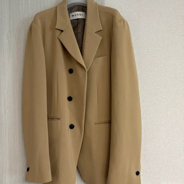 [BUNJANG] Basic Three-Button Jacket Beige Free Size / 자켓 베이지