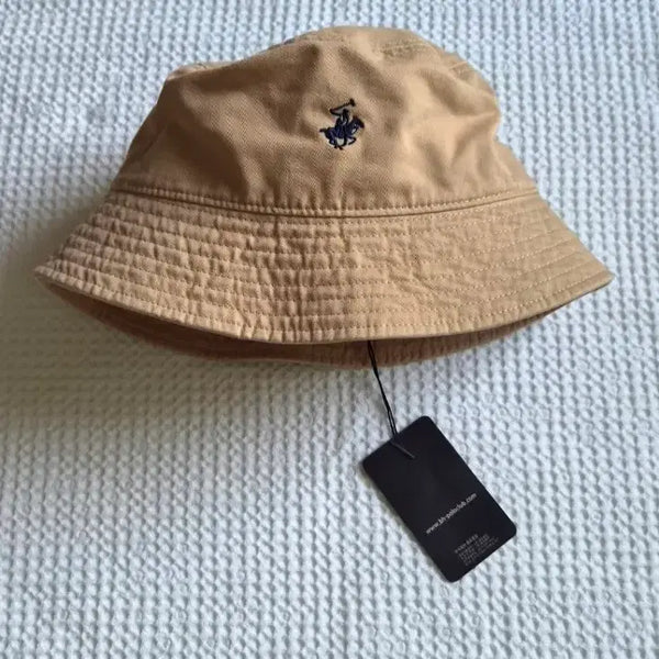 [BUNJANG] Polo Bucket Hat Beige / 폴로 버킷햇 베이지