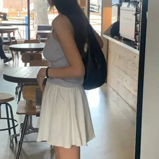 [BUNJANG] TANATT Delly Short Pants Ivory / 타낫 델리 쇼츠 팬츠 아이보리