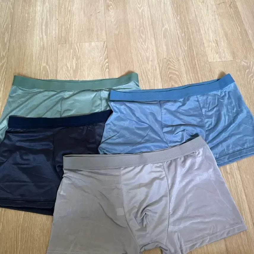 [BUNJANG] Men's Boxer Briefs Set of 4 / 남자 속옷 복서 팬티 4종 세트