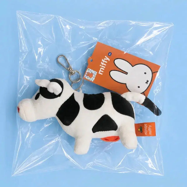 [BUNJANG] Miffy Friends Cow Keychain / (정품)(미피) 미피 친구 젖소 키링