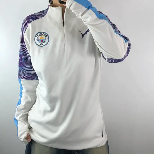 [BUNJANG] Puma Manchester City Training Half-Zip Sweatshirt / [L] 푸마 맨시티 트레이닝 반집업