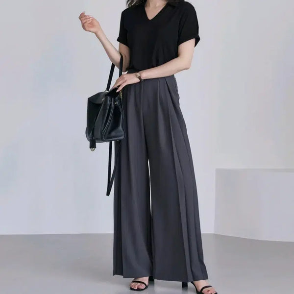 [BUNJANG] High-Quality Pin Tucked Wide Pants / 고퀄리티 핀턱 와이드 팬츠