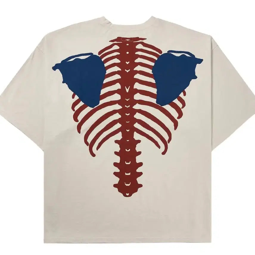 [BUNJANG] Capital Two-Tone Bone Pocket T-Shirt / [1][새상품]캐피탈 투톤 본 포켓 티셔츠