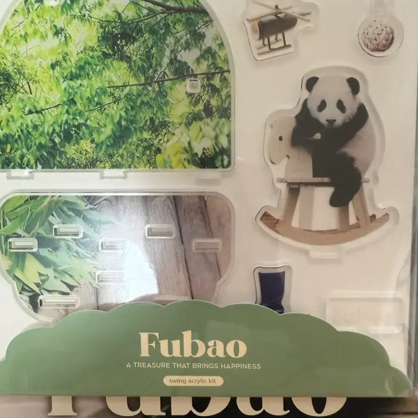 [BUNJANG] Fu Bao 2024 Signature Swing Acrylic Kit, Fu Gao Kimbap, Keyring Bundle Set / 푸바오 2024 시그 스윙 아크릴 키트 및 푸각김밥, 키링 등