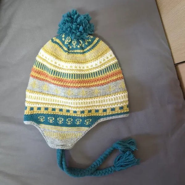 [BUNJANG] Montbell Pom Beanie / 몽벨 방울 털모자 비니