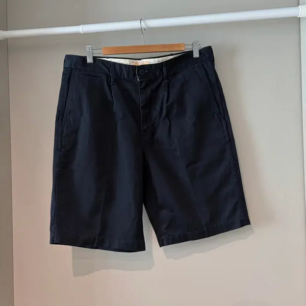 [BUNJANG] B:MING by BEAMS Navy Cotton Chino Bermuda Shorts (Size 34) / 빔즈 B:MING  네이비 면바지 치노 버뮤다 반바지 34인치