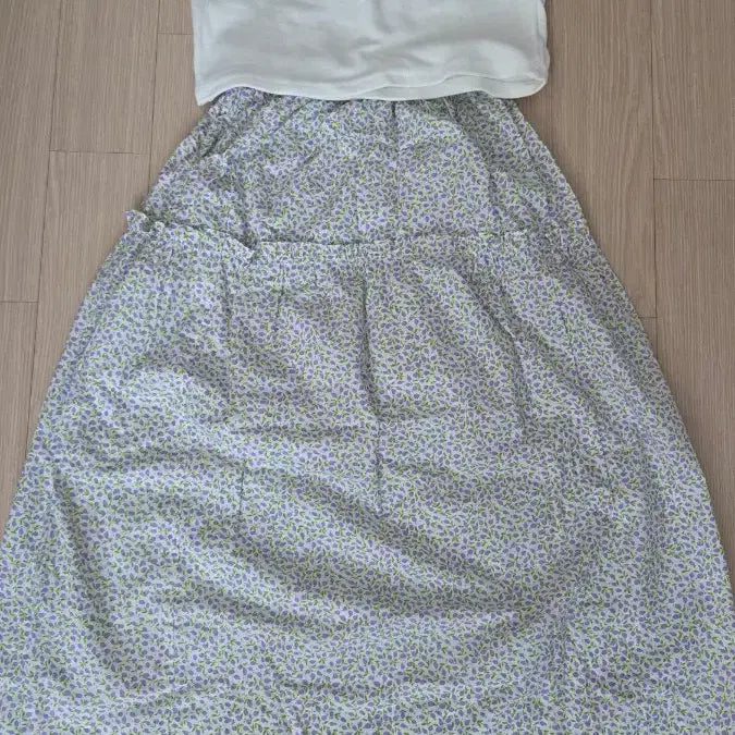 [BUNJANG] Purple A-Line Skirt / 퍼플 A라인 스커트