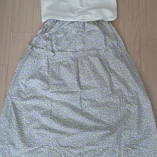 [BUNJANG] Purple A-Line Skirt / 퍼플 A라인 스커트
