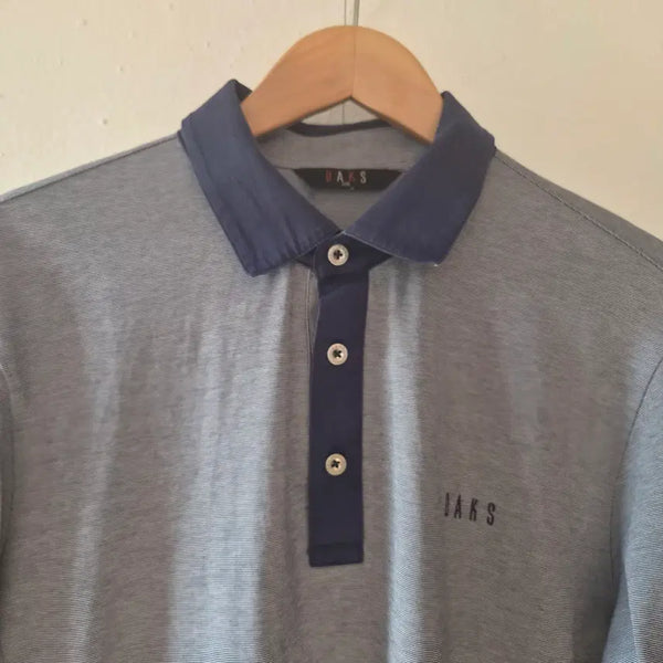 [BUNJANG] Daks Golf Men's Navy Long-Sleeve Collar PK T-Shirt (Size 105) / 닥스골프 남성 카라 긴팔PK티셔츠 105사이즈