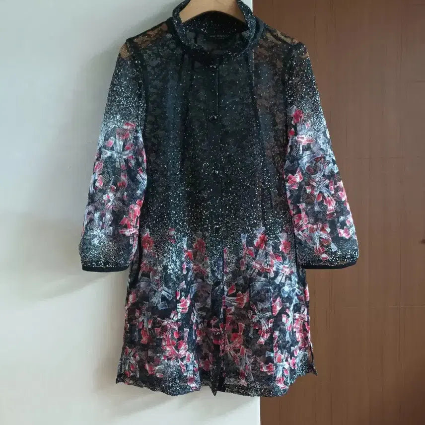 [BUNJANG] Madam Elegance See-through Blouse / 마담엘레강스 시스루 블라우스 58