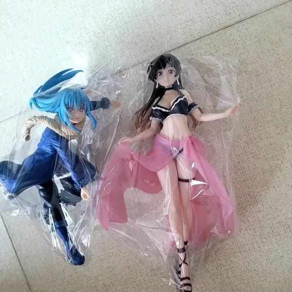 [BUNJANG] Rent-a-Girlfriend Chizuru & That Time I Got Reincarnated as a Slime Rimuru Figure Set / 정크) 여친 빌리겠습니다 치즈루 전생슬 리무르 받침분실 피규어 세트