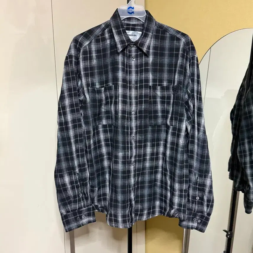[BUNJANG] Nomaterial Checkered Shirt / 노매뉴얼 체크셔츠