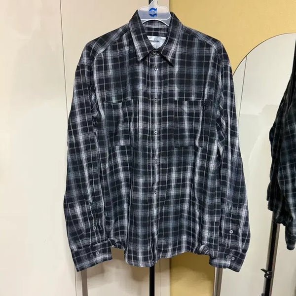 [BUNJANG] Nomaterial Checkered Shirt / 노매뉴얼 체크셔츠